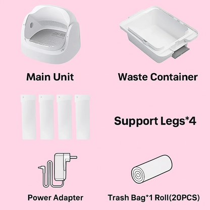 😺 WhiskerPal® Automatic Self-Cleaning Litter Box – Hassle-Free Cat Care